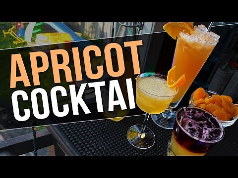 3 APRICOT COCKTAILS using my HOMEMADE Apricot Brandy