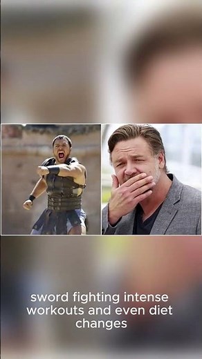 How Russell Crowe Transformed for Gladiator 💪 #Gladiator #RussellCrowe #ActorTransformation