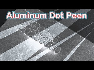 Pneumatic Marking Machine Demo on Aluminum | High-Speed Deep Engraving