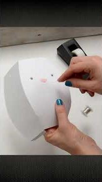 Watch my cute Easter bunny gift bag take shape! #cricut #diy #craft #cardcreations #papercrafting