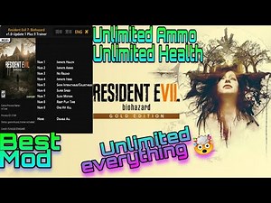 How to hack ammo, items and health in resident evil 7 pc|| hack ammo in resident evil 7||