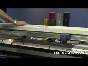 How To Cut Window Tint Patterns with ROLAND GX-400 Vinyl Cutter