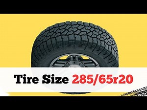 Tire Size 285/65r20 in inches