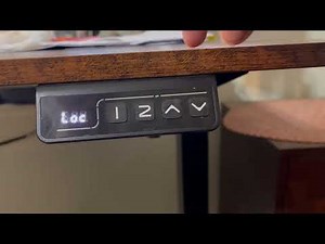 How To Get The FURMAX Height Adjustable Electric Desk Out of LOC Mode