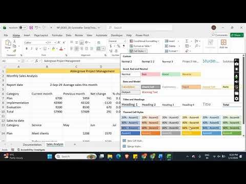 New Perspectives Excel 365 | Module 2: SAM Project B Aldergrove Project Management