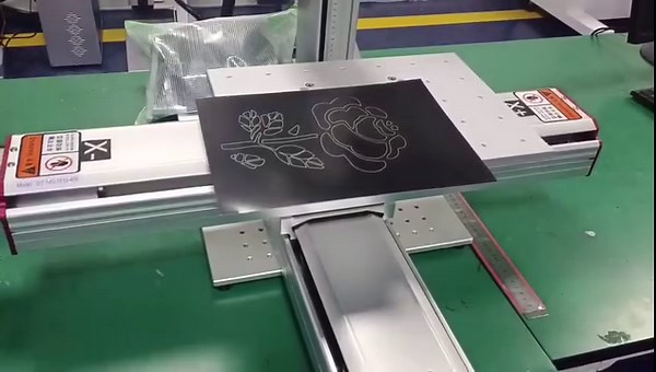 50W fiber laser engraving machine with moving table for big area | CNC Router | Facebook