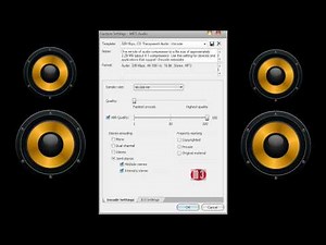 best audio render settings for acid pro