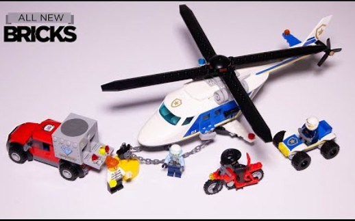 【转载】【all new bricks】乐高城市60243警察直升机速组评测