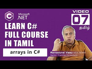 Arrays in C# Explained in Tamil | One-Dimensional Arrays for Beginners