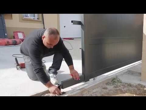 Pose d'un portail coulissant MisterMenuiserie - Guide d'installation