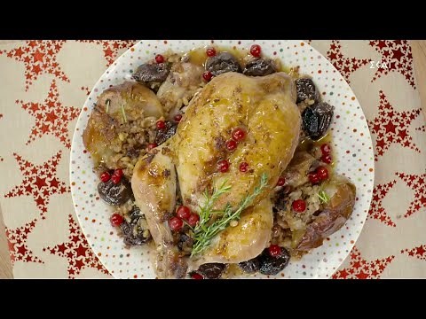 Γεμιστό κοτόπουλο | Ώρα για φαγητό με την Αργυρώ | 24/12/2021