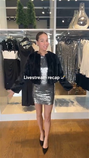 Miss the live shopping event? Here are the highlights. Demmie shared the perfect gifts and killer NYE ’fits. | Express