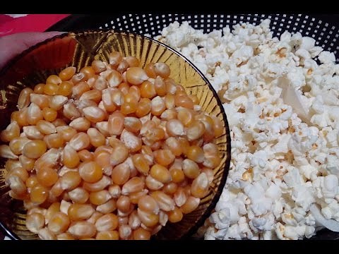 Como fazer pipoca com milho comum no microondas [SEM ÓLEO - SUPER FÁCIL]
