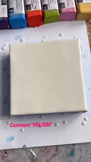 It’s back! I’ve pulled my Encaustic course out of retirement for a limited time! So many of you missed this steal of a deal when I last announced it was closing. You’ll learn techniques like the one shown in this video, and so much more, including how to build layers and fuse your work, create smooth surfaces, and make 3 encaustic pieces using a variety of wax methods. A little holiday treat to keep you inspired and creative, over the holiday season ! 👉🏼 Comment HOLIDAY, I’ll DM you the link t