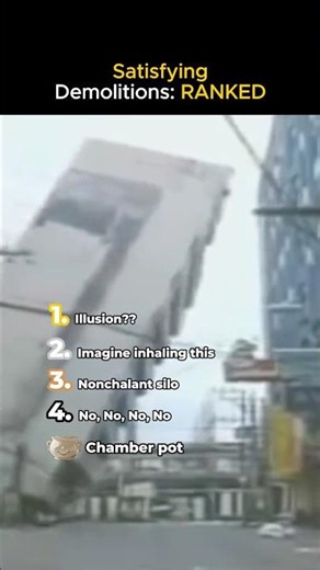 Satisfying Demolitions 🏙️ #demolished #viral