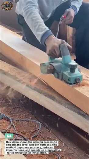 wood surface smoothing | planing process for precise finish