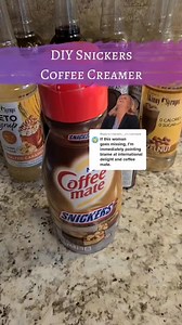 Snickers dupe coffee creamer recipe! ♥️ https://linktr.ee/TheCraftologist | The Craftologist
