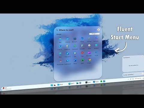How to Get the New Fluent Start Menu, Action Center & the Taskbar in Windows 11