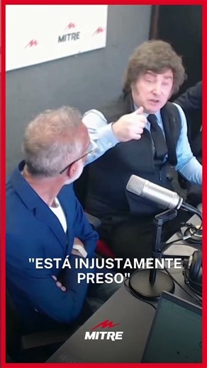 Milei on Radio Mitre regarding the ban on visiting Jair Bolsonaro: "He is unjustly imprisoned"