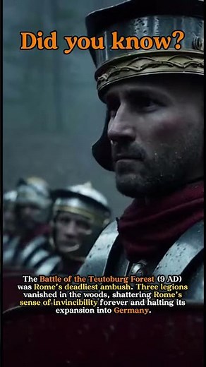 Rome’s Worst Defeat: The Ambush in the Teutoburg Forest