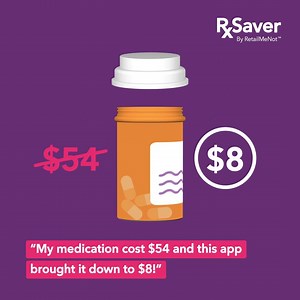 Here's how to use the free RxSaver app and save up to 85% on your prescriptions: 🔍 Search for your medications ⬇️ Find the lowest prices 💊 Use coupon at the pharmacy | RxSaver
