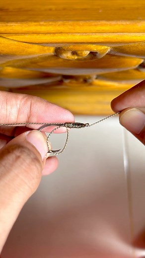 Fishing Knots: Egg Loop Knot - How to Tie an Egg Loop Knot #knot #hook #reel #reelsviralfb #reelsfypシ | MHR Fishing