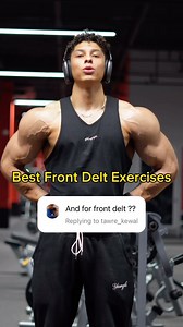 Save this for your next shoulder workout 🚨 Here are 5 of my favorite front delt exercises 👍🏾 Despite what you’ve probably been told online, you really should be programming specified volume for your front delt. You don’t need to be doing anything crazy. The front delt is the most engaged of all 3 shoulder heads when doing pressing movements, so it should not be a priority over the lateral deltoid. However, I would recommend 2-5 sets per week of anterior delt isolation work to maximize the den