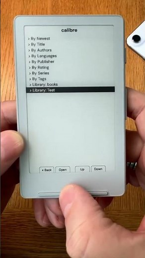 Downloading a book from Calibre to the XTEINK X4 #ereader #xteink #xteinkx4