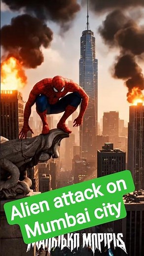 🥰😍spideman aur hulk 💥ne bachaya Alien s #shorts #ytshorts #shortsfeed #avengers #marvel #fun #viral