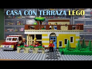 CASA con Terraza | Construcción LEGO(Mr :P)
