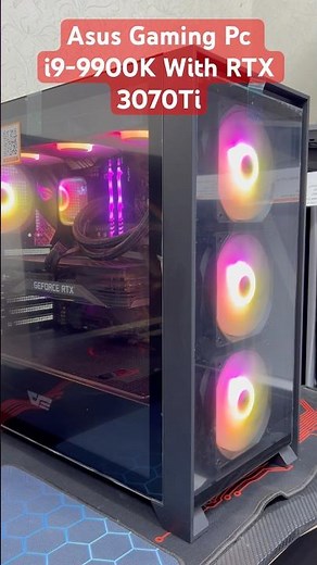 ROG Gaming Pc i9-9900K Generation With RTX 3070Ti (ONLY PC) Installments Available