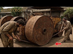 “Scrap Road Roller Restored Like New - Amazing Full Restoration”