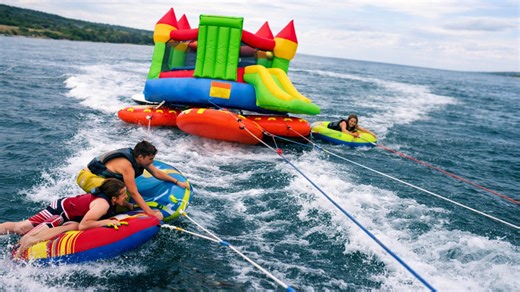 Bouncy house battle royale