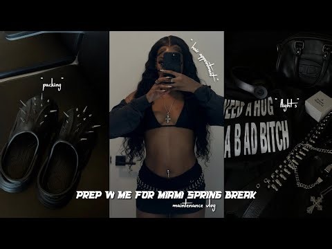 spring glow up maintenance vlog | prep with me for spring break in miami