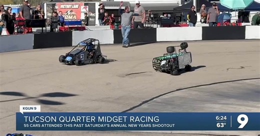 How fast kids raced at the Tucson Quarter Midget New Year's Shootout