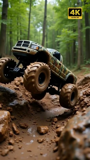 Can This Monster Truck Survive the Muddy Challenge?