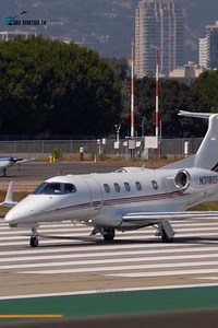 Powerful takeoff ✈ Embraer Phenom 300 [N318QS] at Santa Monica airport #planespotting #euroaviationtv #bizjet #planespotter #embraer #privatejet #privatejetlife #aviation #aviationdaily #aviationlovers | Euro Aviation TV