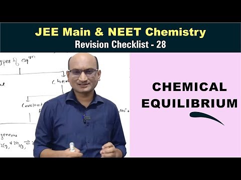 Chemical Equilibrium | Revision Checklist 28 for JEE & NEET Chemistry