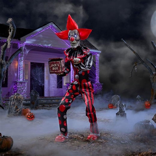 Check The Home Depot's Q&A Before Buying: Home Accents Holiday 6 FT Halloween Classics Animated LED Checkmate Chuckles