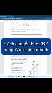 476K views · 3.8K reactions | Cách chuyển file pdf sang Word #phimtathayexcel #phimtattinhoc #phimtatexcel #meotinhoc #thuthuattinhoc #sachexcel #sachtinhocvanphong #word #excel #powrpoint #chuyenfilepdfsangword #xuhuongreels 省陋 | Thủ thuật tin học văn phòng | Facebook
