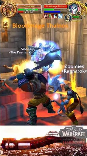 Scarlet Monastery Graveyard Boss fight #wow #wowclassic hardcore