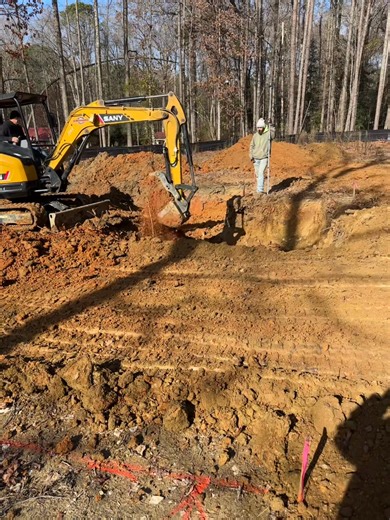 Another project rolling! ‍♂️ The Pair St project is officially underway, with basement excavation in progress, from the ground up. — we’ll be sharing the journey. #knightdalenc #construction #building #riosframingllc | Rios Framing LLC. | Facebook