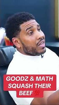 GOODZ & MATH SQUASH THEIR BEEF 💯.. NEW CLIP DROPPING AT 2PM TODAY!! #Goodz #trex #mathhoffa