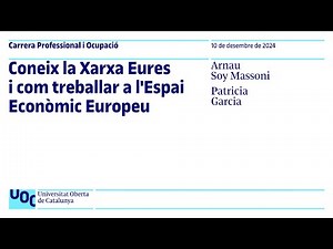 Coneix la Xarxa Eures i com treballar a l'Espai Econòmic Europeu