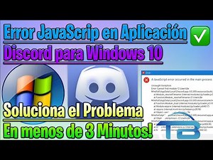 ❌ ERROR DISCORD JAVASCRIPT en Windows 10 ❌ Solución al problema en el proceso instalación de la APP.