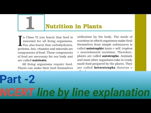 Nutrition in plants - Class 7 science Chapter - 1(Part-2) Ncert book explanation (English and Hindi)