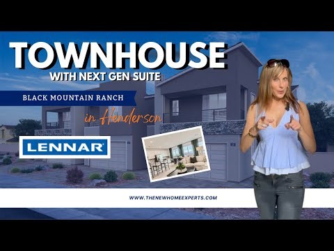 Townhouse With Next Gen Suite By Lennar | New Homes For Sale Black Mountain Ranch In Henderson NV