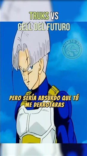 Trunks vs Cell del futuro #goku #dragonball #dragonballz #anime #fyp