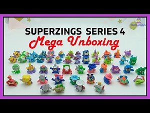 🏆SUPERZINGS series 4 mega UNBOXING SUPER RARE GOLD finish😍
