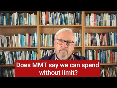 Does MMT say we can spend without limit?
